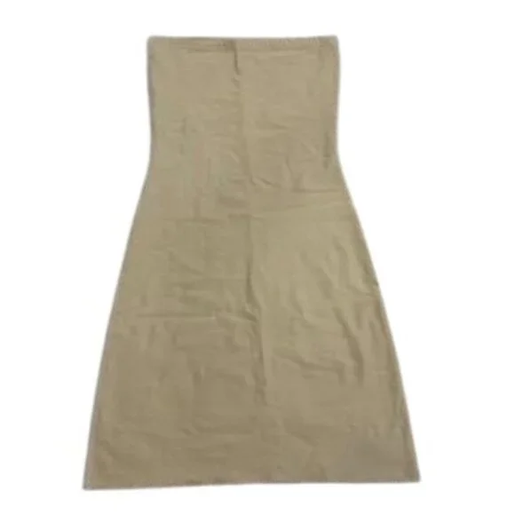Spanx By Sara Blakely Womens Beige Medium Strapless Slip Shapewear Dress - Picture 4 of 6
